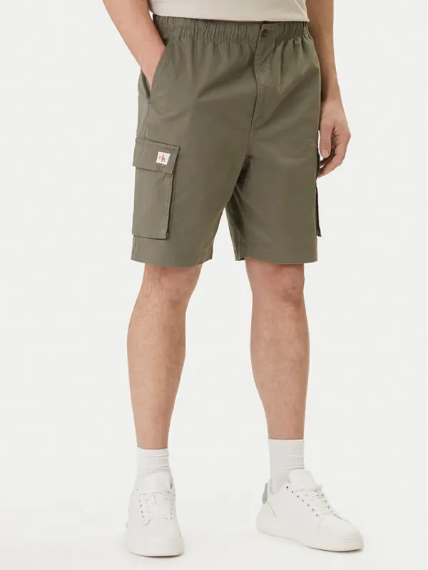Calvin Klein Jeans Calvin Klein Jeans Kratke hlače LV04RB618G Kaki Regular Fit