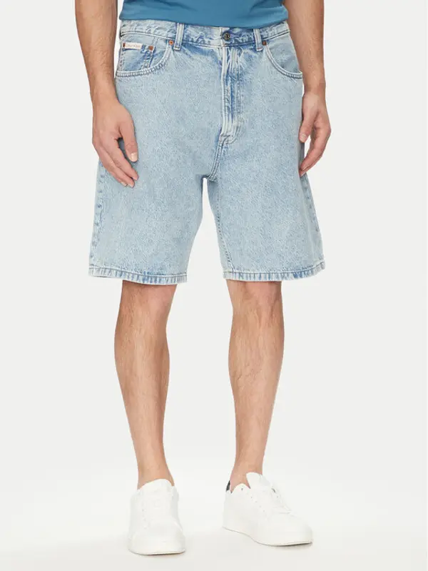 Calvin Klein Jeans Calvin Klein Jeans Kratke traperice 90's LV04RB930G Plava Regular Fit
