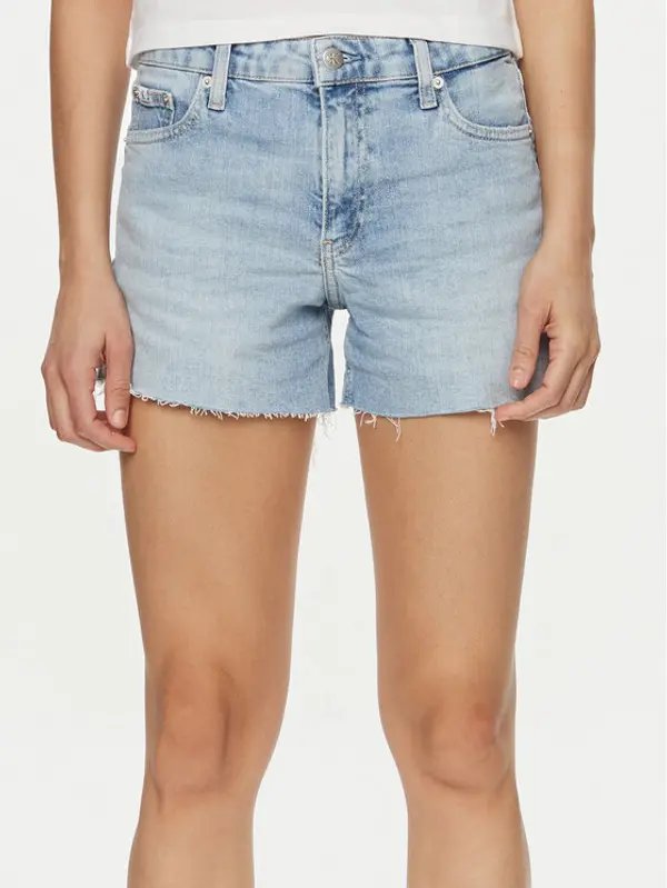 Calvin Klein Jeans Calvin Klein Jeans Kratke traperice J20J222809 Plava Regular Fit