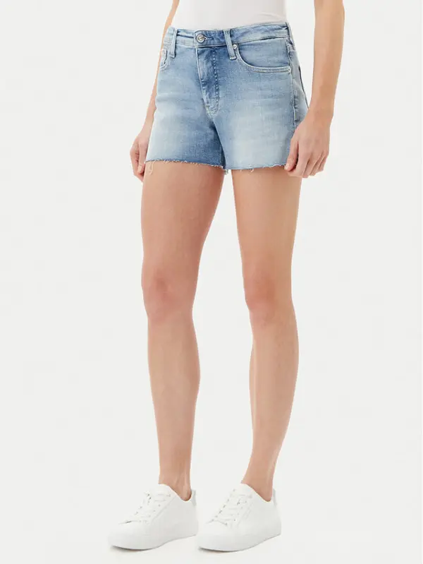 Calvin Klein Jeans Calvin Klein Jeans Kratke traperice J20J225158 Plava Slim Fit