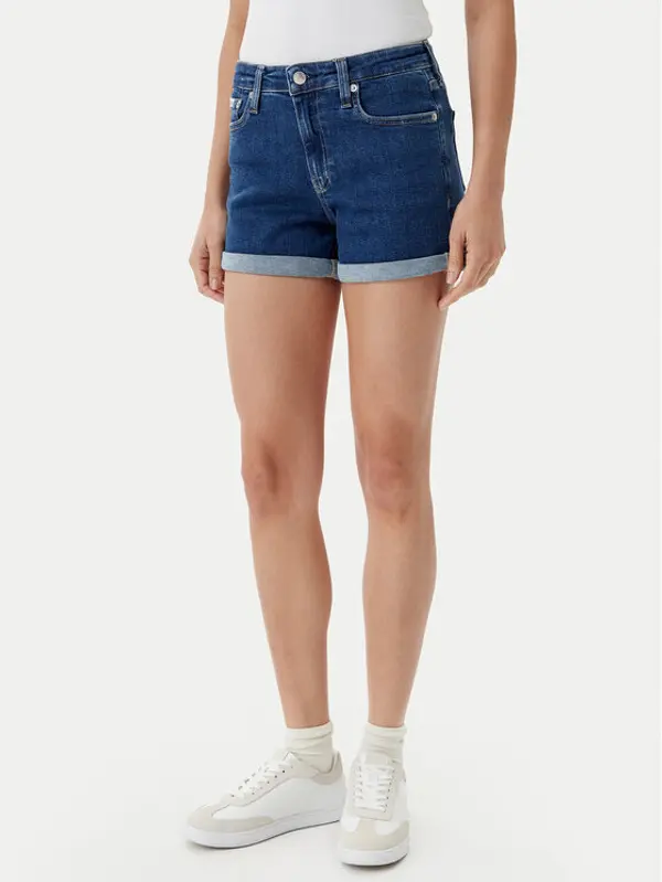 Calvin Klein Jeans Calvin Klein Jeans Kratke traperice J20J225160 Tamnoplava Regular Fit