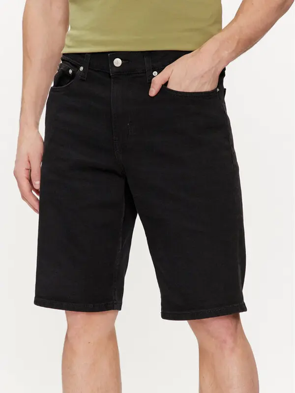 Calvin Klein Jeans Calvin Klein Jeans Kratke traperice J30J324872 Crna Slim Fit