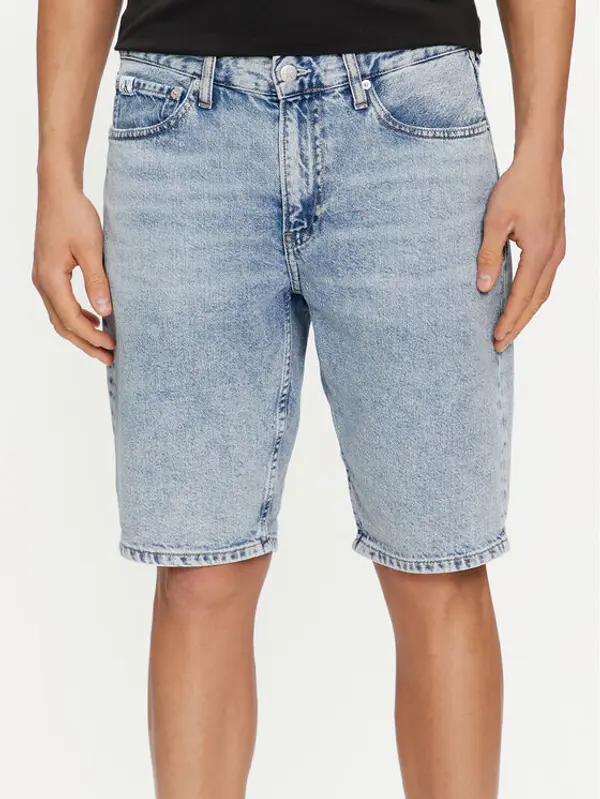 Calvin Klein Jeans Calvin Klein Jeans Kratke traperice J30J324873 Plava Regular Fit