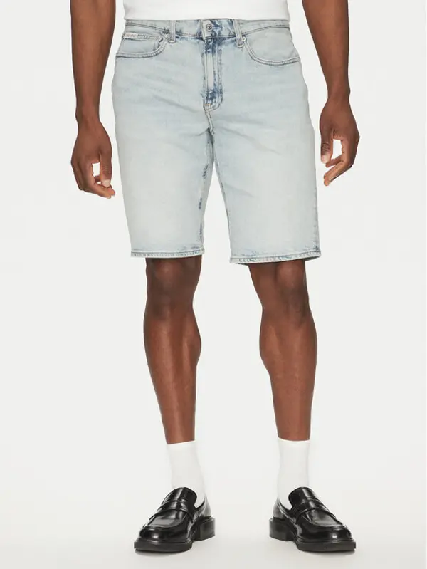 Calvin Klein Jeans Calvin Klein Jeans Kratke traperice J30J327185 Plava Regular Fit