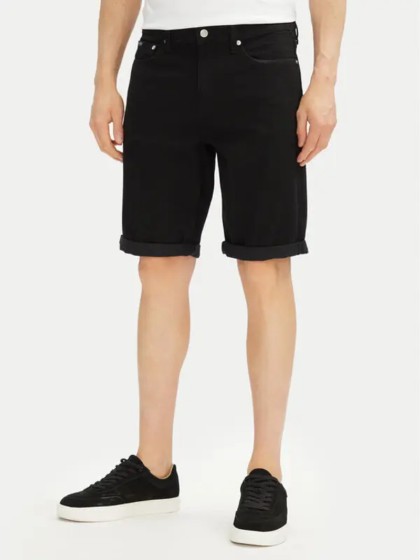 Calvin Klein Jeans Calvin Klein Jeans Kratke traperice J30J327514 Crna Slim Fit