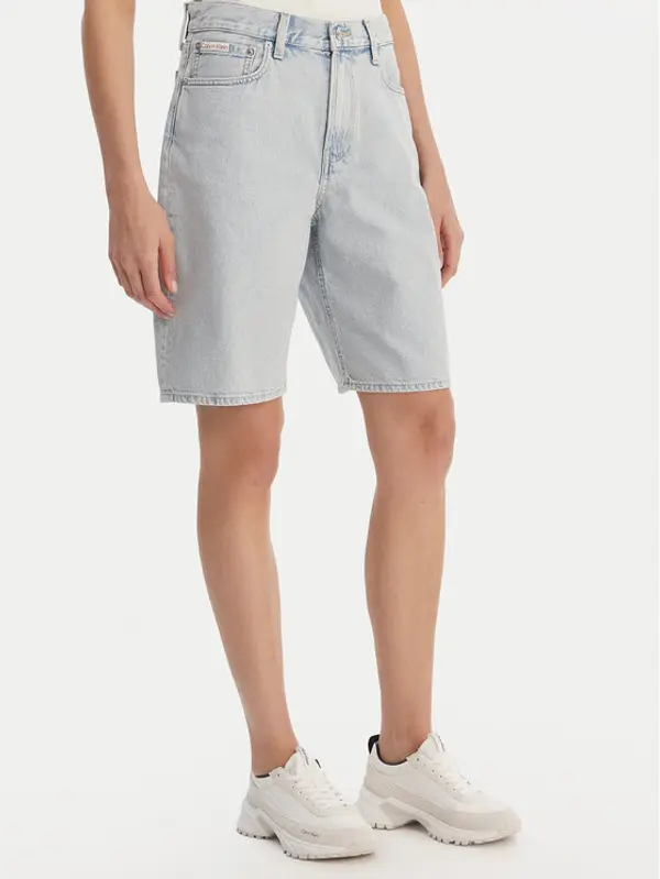 Calvin Klein Jeans Calvin Klein Jeans Kratke traperice LV047F673G Crna Loose Fit
