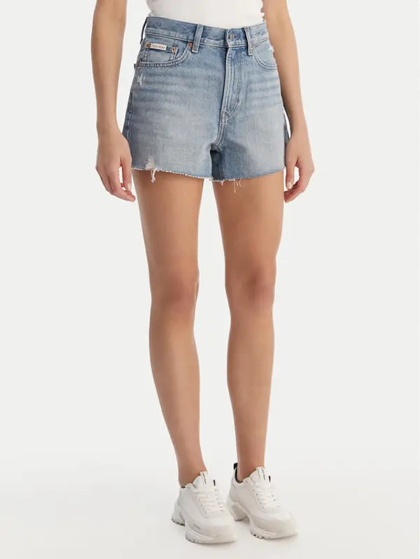 Calvin Klein Jeans Calvin Klein Jeans Kratke traperice LV047F765G Plava Straight Fit