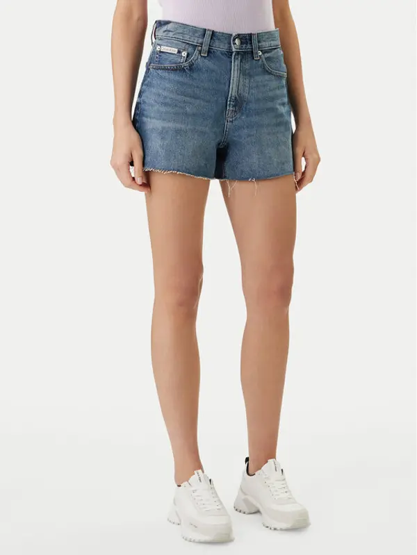 Calvin Klein Jeans Calvin Klein Jeans Kratke traperice LV047F766G Plava Relaxed Fit