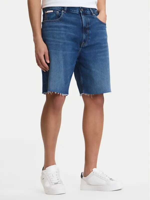 Calvin Klein Jeans Calvin Klein Jeans Kratke traperice LV04RF793G Plava Regular Fit