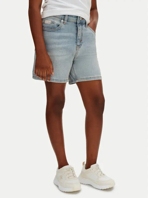 Calvin Klein Jeans Calvin Klein Jeans Kratke traperice LVCKSJC19G Svijetlo plava Regular Fit