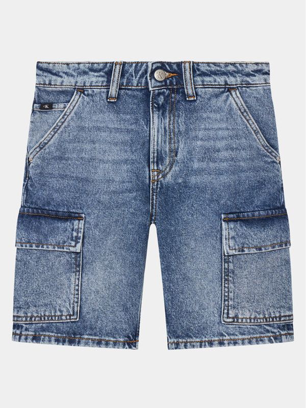 Calvin Klein Jeans Calvin Klein Jeans Kratke traperice Skater IB0IB02004 Plava Regular Fit