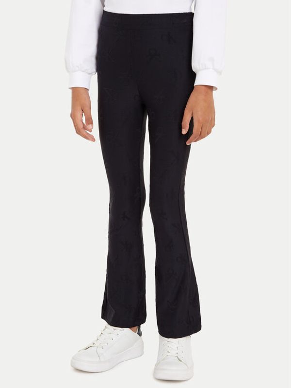 Calvin Klein Jeans Calvin Klein Jeans Leggings IG0IG02689 Crna Flare Fit