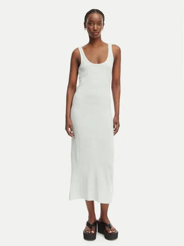 Calvin Klein Jeans Calvin Klein Jeans Ljetna haljina LV047F303G Svijetlo zelena Slim Fit