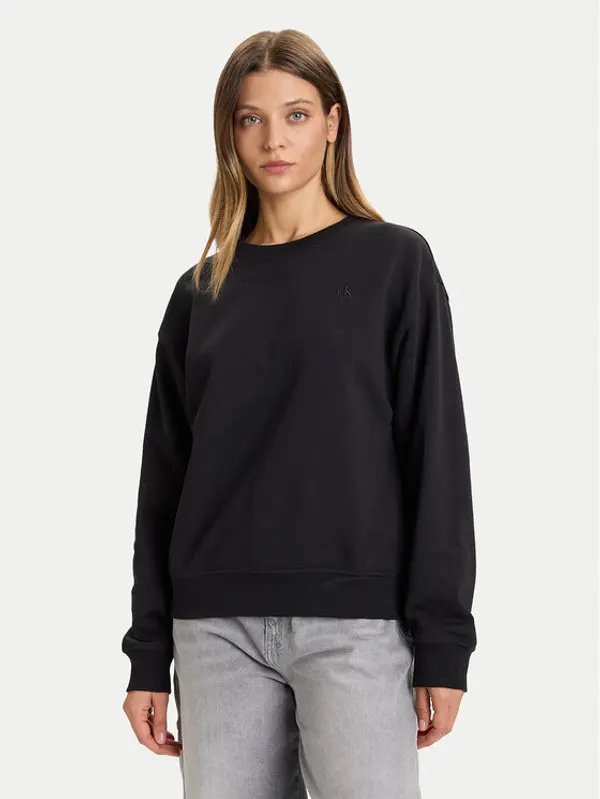 Calvin Klein Jeans Calvin Klein Jeans Majica dugih rukava Archive LV047B236G Crna Relaxed Fit