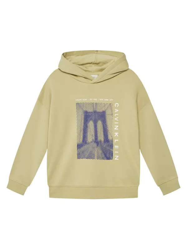 Calvin Klein Jeans Calvin Klein Jeans Majica dugih rukava Bridge LVCKSJB04B Zelena Oversize