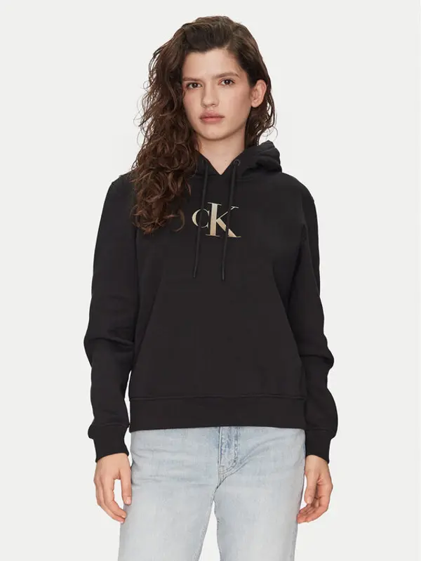 Calvin Klein Jeans Calvin Klein Jeans Majica dugih rukava Gradient J20J224721 Crna Relaxed Fit