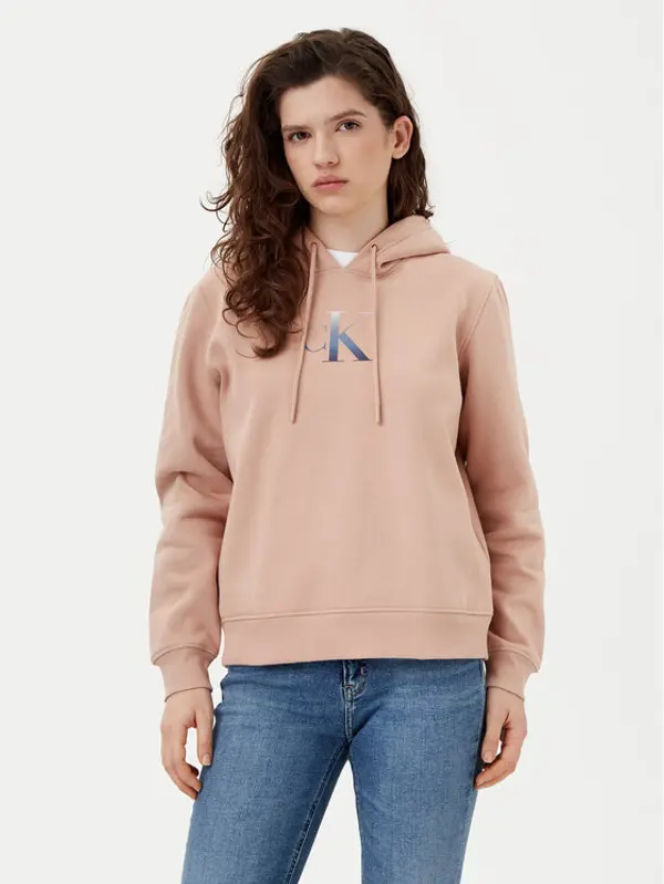 Calvin Klein Jeans Calvin Klein Jeans Majica dugih rukava Gradient J20J224721 Narančasta Regular Fit