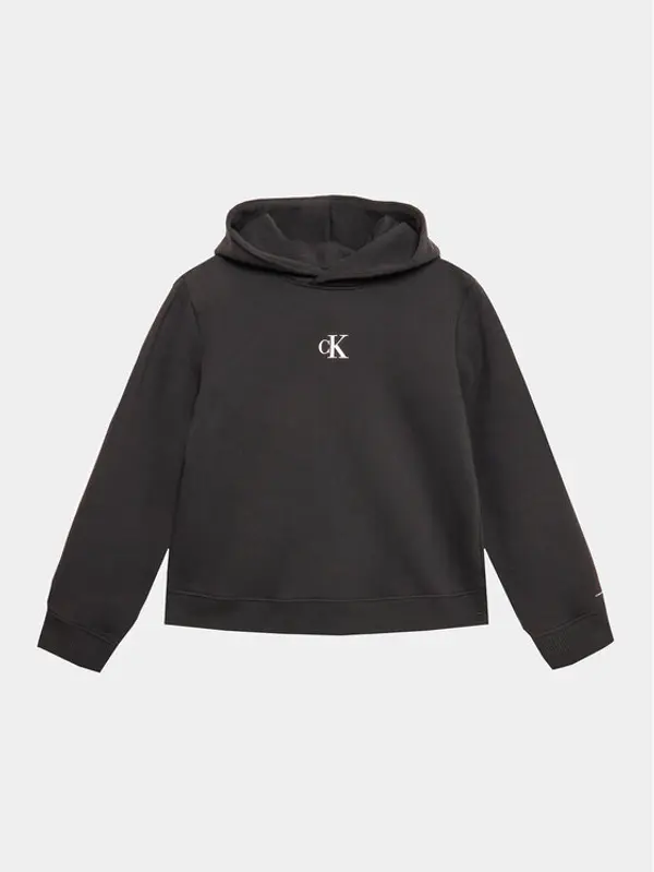 Calvin Klein Jeans Calvin Klein Jeans Majica dugih rukava IG0IG02139 Crna Boxy Fit