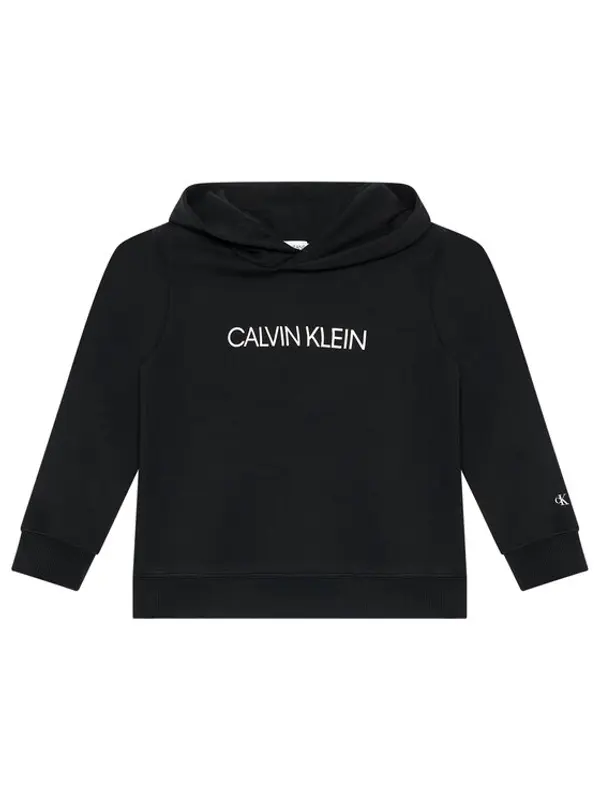 Calvin Klein Jeans Calvin Klein Jeans Majica dugih rukava Institutional Logo IU0IU00163 Crna Regular Fit