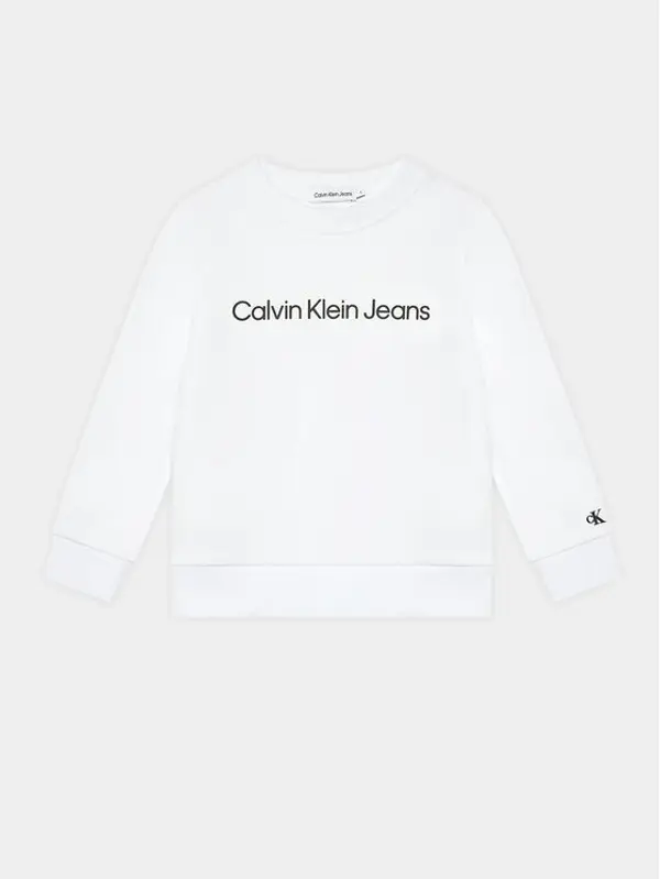 Calvin Klein Jeans Calvin Klein Jeans Majica dugih rukava IU0IU00581 D Bijela Regular Fit