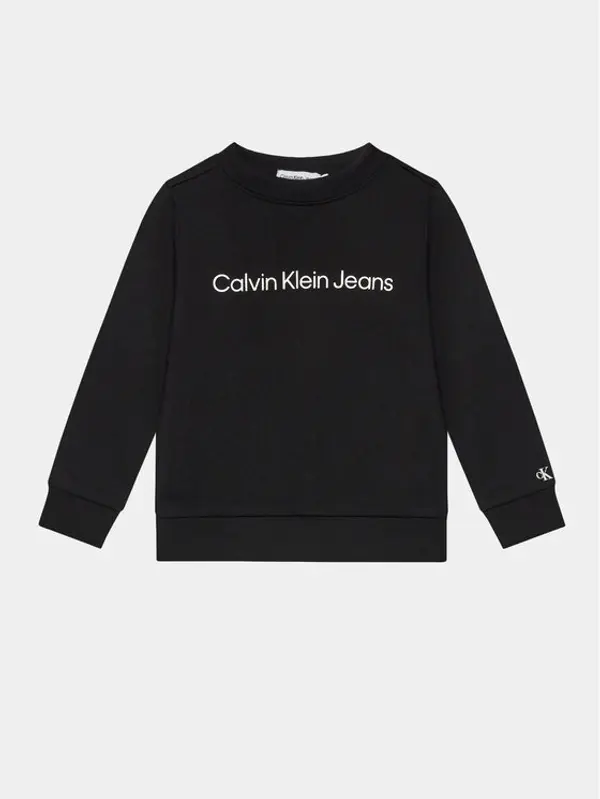Calvin Klein Jeans Calvin Klein Jeans Majica dugih rukava IU0IU00581 D Crna Regular Fit