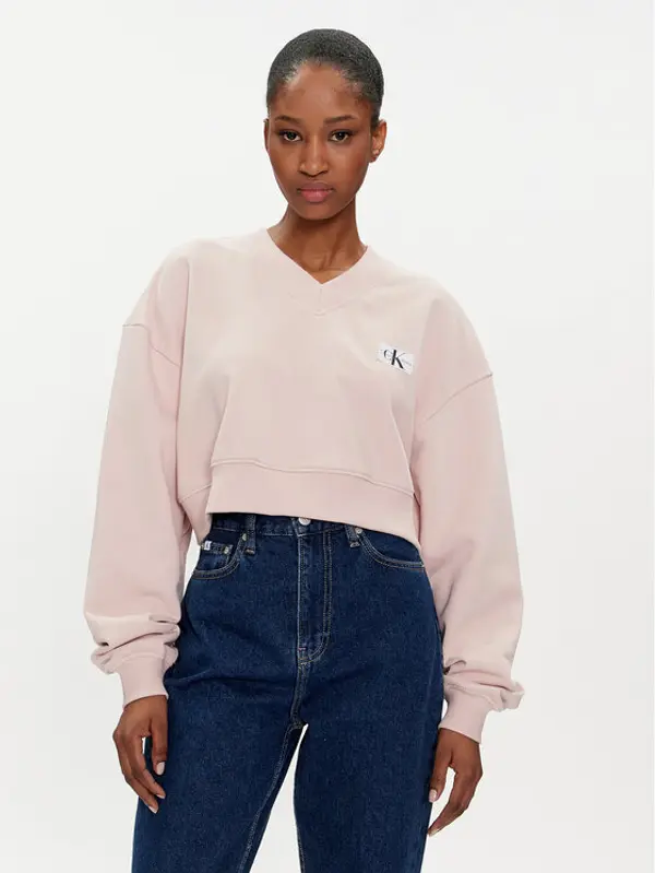 Calvin Klein Jeans Calvin Klein Jeans Majica dugih rukava J20J223359 Ružičasta Relaxed Fit