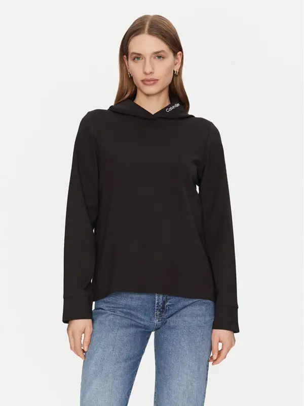 Calvin Klein Jeans Calvin Klein Jeans Majica dugih rukava J20J224722 Crna Regular Fit