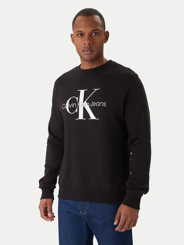 Calvin Klein Jeans Calvin Klein Jeans Majica dugih rukava J30J320933 Crna Regular Fit