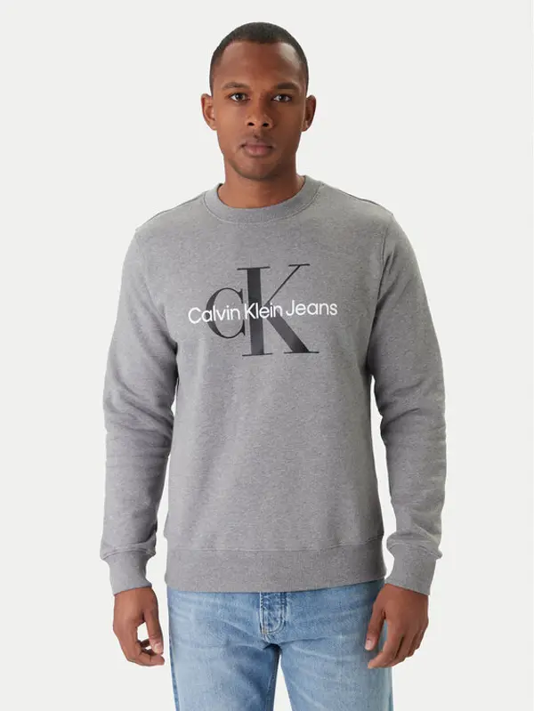 Calvin Klein Jeans Calvin Klein Jeans Majica dugih rukava J30J320933 Siva Regular Fit