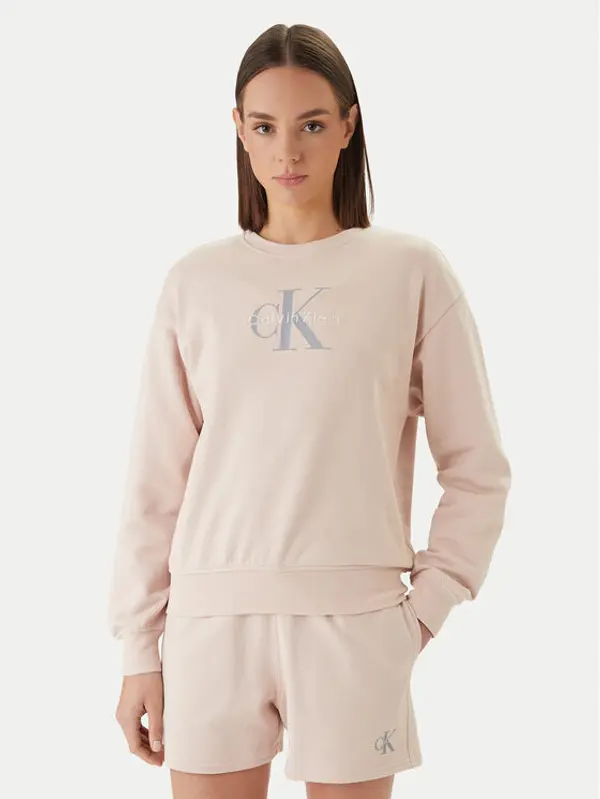 Calvin Klein Jeans Calvin Klein Jeans Majica dugih rukava LV047B234G Bež Relaxed Fit