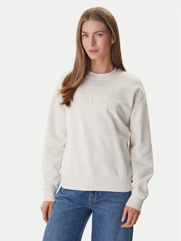 Calvin Klein Jeans Calvin Klein Jeans Majica dugih rukava LV047F204G Bež Regular Fit