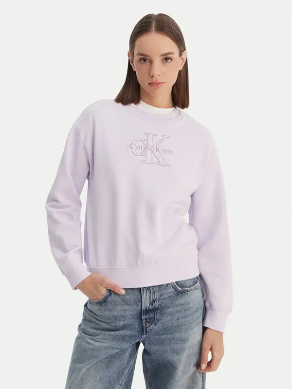 Calvin Klein Jeans Calvin Klein Jeans Majica dugih rukava LV047F204G Ružičasta Regular Fit