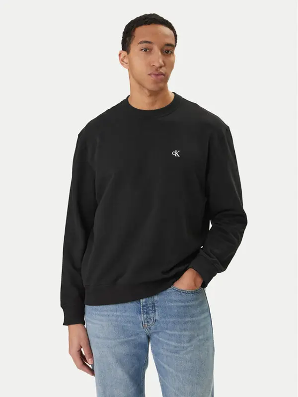 Calvin Klein Jeans Calvin Klein Jeans Majica dugih rukava LV04RC296G Crna Regular Fit