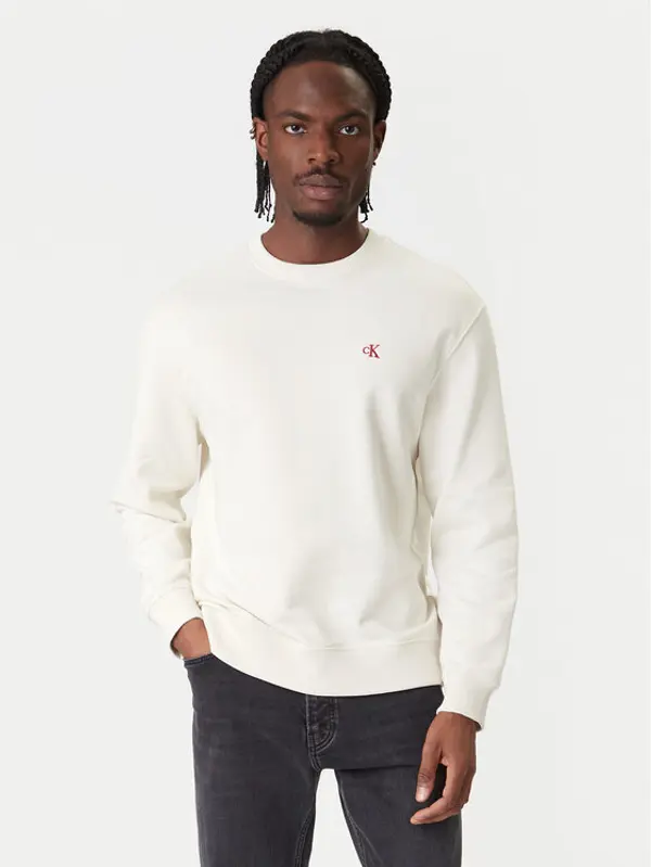 Calvin Klein Jeans Calvin Klein Jeans Majica dugih rukava LV04RC296G Écru Regular Fit