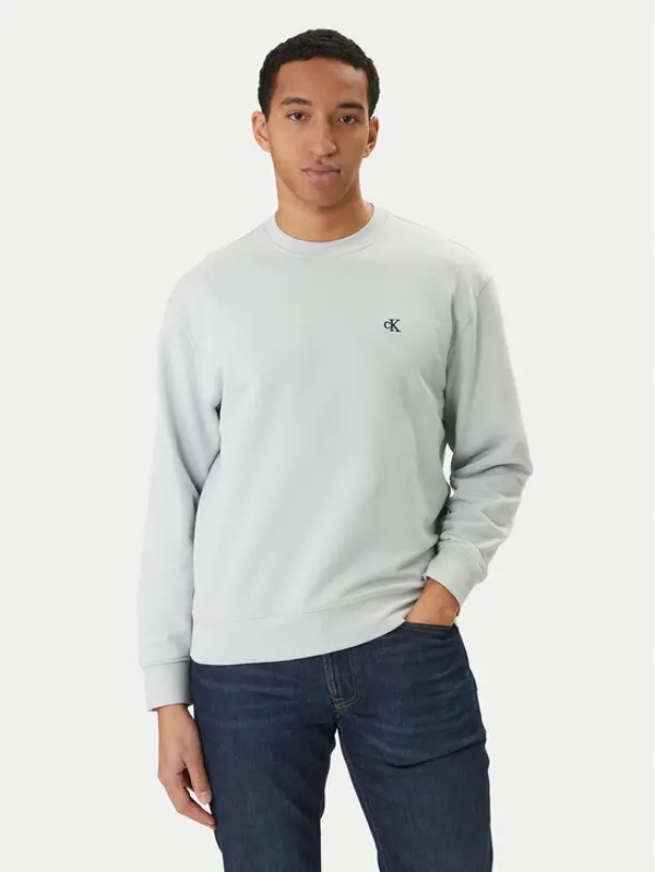 Calvin Klein Jeans Calvin Klein Jeans Majica dugih rukava LV04RC296G Zelena Regular Fit