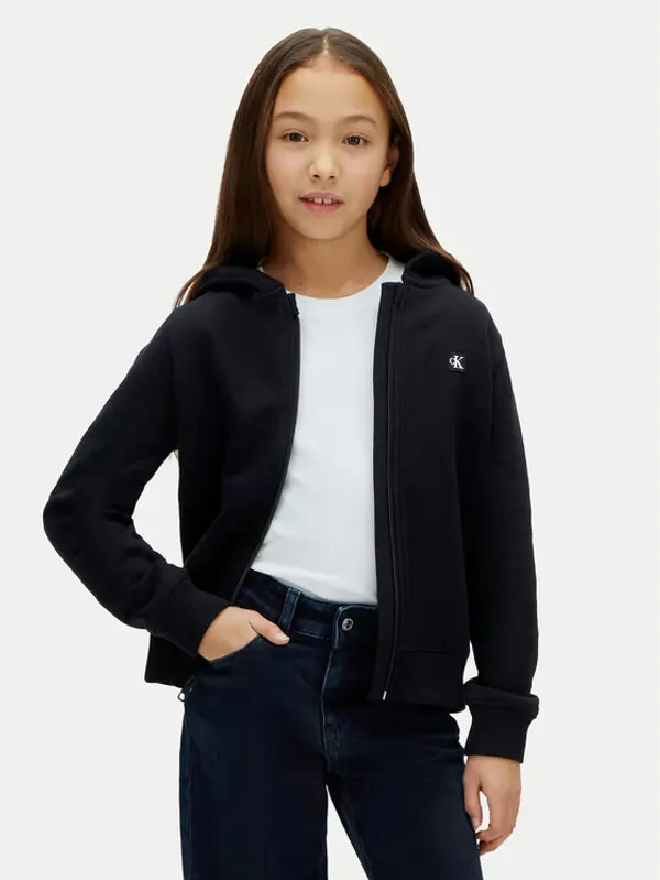 Calvin Klein Jeans Calvin Klein Jeans Majica dugih rukava LV1CKSJB34 Crna Regular Fit