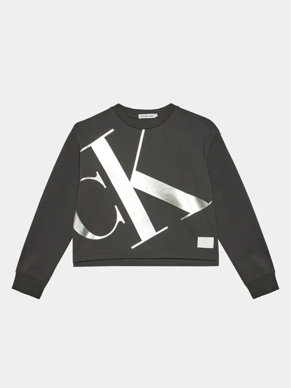 Calvin Klein Jeans Calvin Klein Jeans Majica dugih rukava Mercury Monogram IG0IG02482 Siva Regular Fit