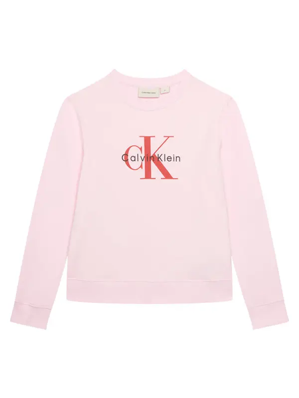 Calvin Klein Jeans Calvin Klein Jeans Majica dugih rukava Monogram IU0IU00714 Ružičasta Regular Fit