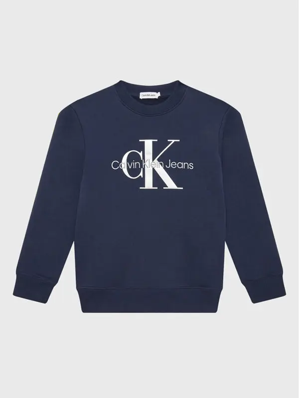 Calvin Klein Jeans Calvin Klein Jeans Majica dugih rukava Monogram Logo IU0IU00265 Tamnoplava Regular Fit