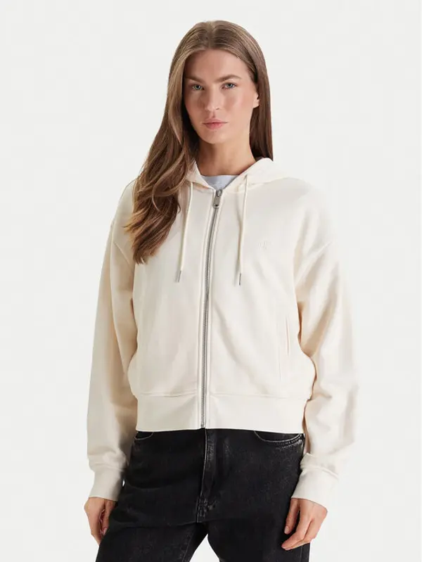 Calvin Klein Jeans Calvin Klein Jeans Majica dugih rukava Monogram LV047F208G Bež Relaxed Fit