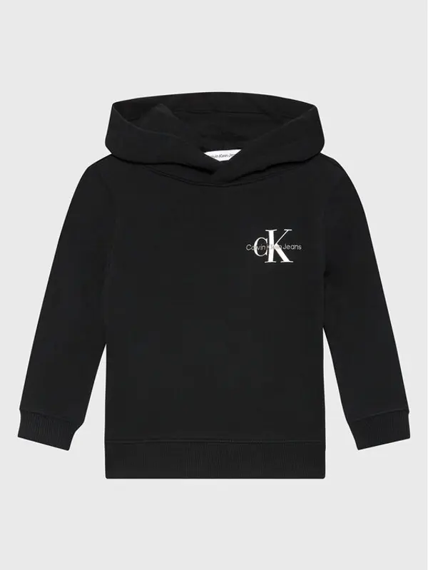 Calvin Klein Jeans Calvin Klein Jeans Majica dugih rukava Small Monogram IU0IU00266 Crna Regular Fit