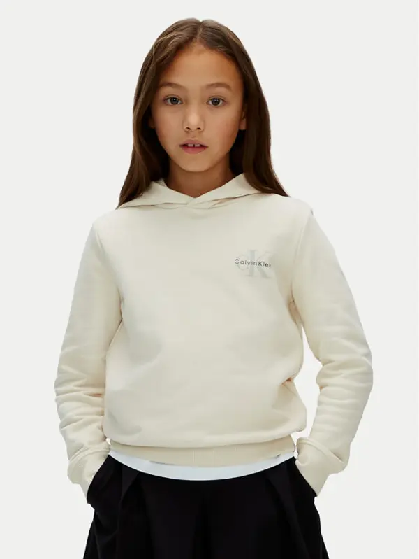 Calvin Klein Jeans Calvin Klein Jeans Majica dugih rukava Small Monogram IU0IU00712 Bež Regular Fit