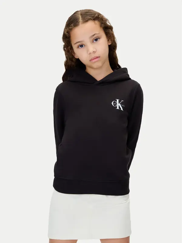 Calvin Klein Jeans Calvin Klein Jeans Majica dugih rukava Small Monogram IU0IU00712 Crna Regular Fit
