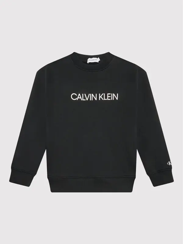 Calvin Klein Jeans Calvin Klein Jeans Majica dugih rukava Unisex Institutional Logo IU0IU00162 Crna Regular Fit