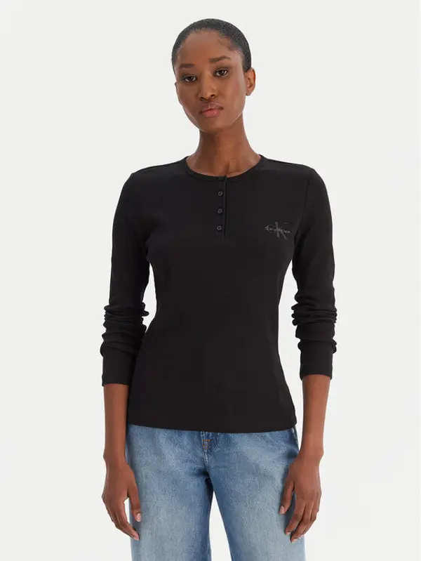 Calvin Klein Jeans Calvin Klein Jeans Majica LV047E201G Crna Regular Fit