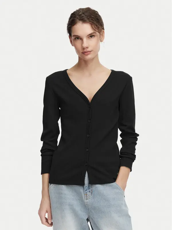 Calvin Klein Jeans Calvin Klein Jeans Majica LV047G207G Crna Regular Fit