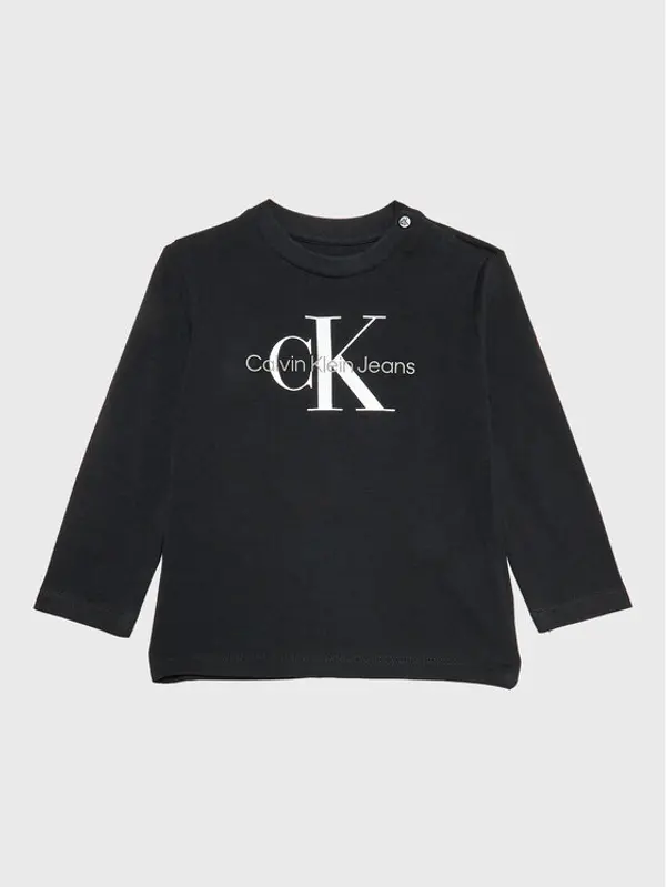 Calvin Klein Jeans Calvin Klein Jeans Majica Monogram IN0IN00005 Crna Regular Fit