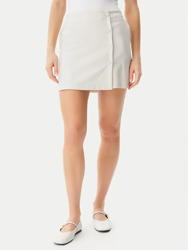 Calvin Klein Jeans Calvin Klein Jeans Mini suknja J20J225328 Écru Regular Fit