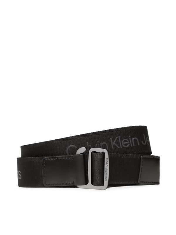Calvin Klein Jeans Calvin Klein Jeans Muški remen Slider Logo Webbing 35Mm K50K510153 Crna