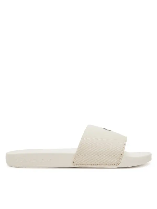 Calvin Klein Jeans Calvin Klein Jeans Natikače Slide Monogram Hardware YW0YW01713 Écru